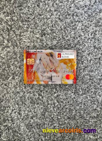 USA Maryland Howard Personal bank mastercard photolook